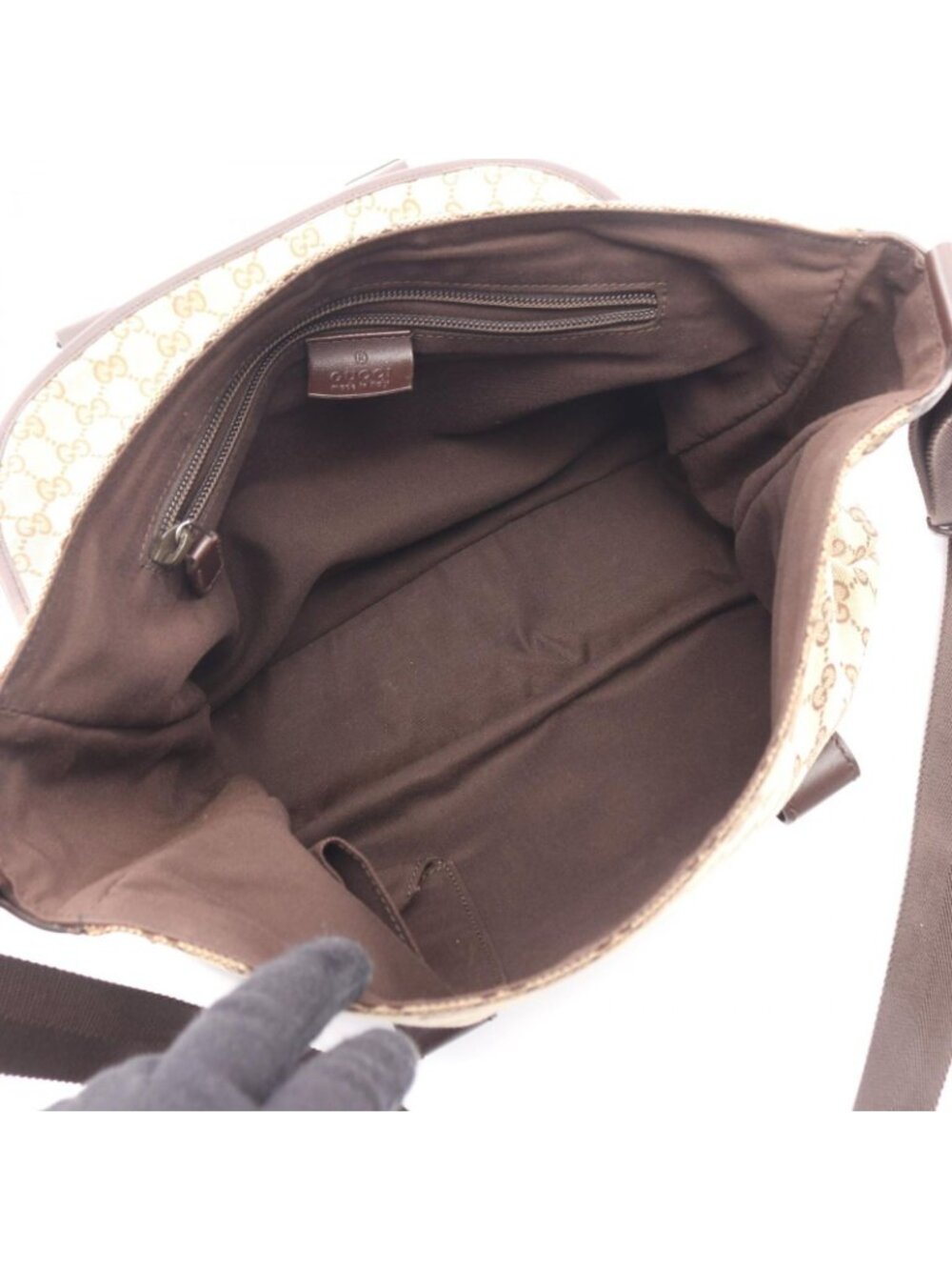 Gucci Shoulder Bag GG Canvas Beige - Picture 3 of 10